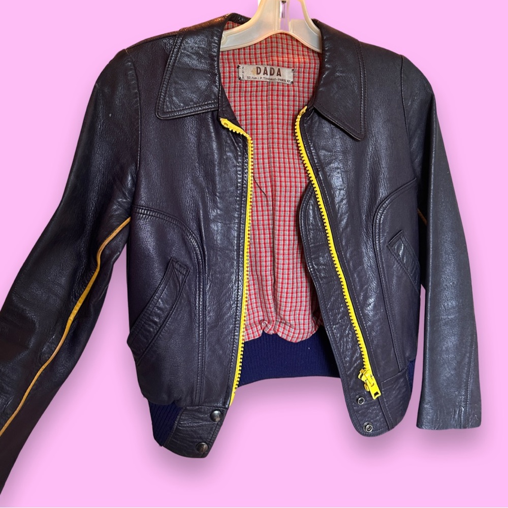 Vintage Leather, Paris Dada Jacket